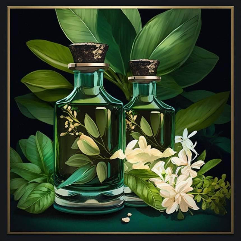 melegperfumes.com no alcohol Handmade Natural Oil Perfume 6ml, Jasmine Sambac, Tuberose and Violet Leaf